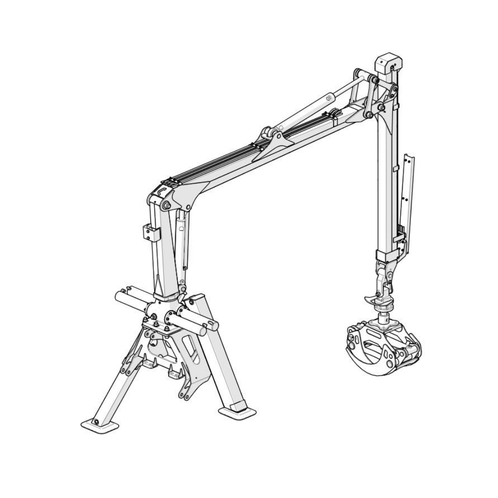 FCT540 Ormancılık Vincı – Kompakt, Sağlam ve Güvenilir Çözüm